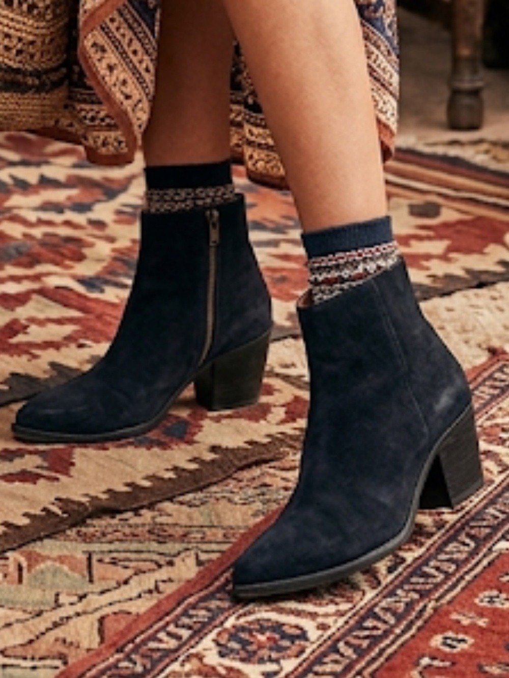 Vanessa Bruno Black Suede Ankle Boots Vero Cuoio– Size 37
